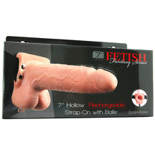 Charger l'image dans la galerie, FETISH FANTASY - 7 inch Hollow Rechargeable Strap-On - Clair