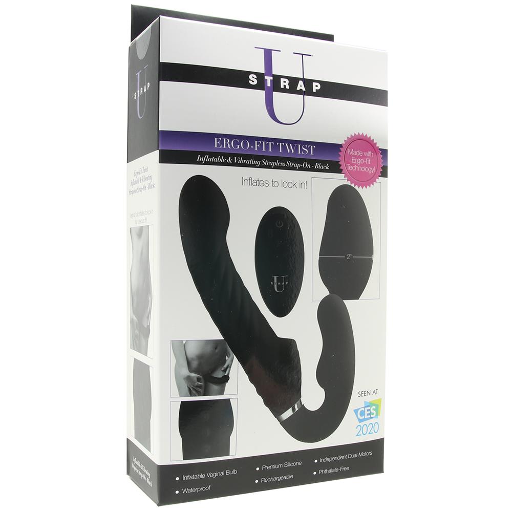 Evoke Vibrating Inflatable Strapless Strap-On