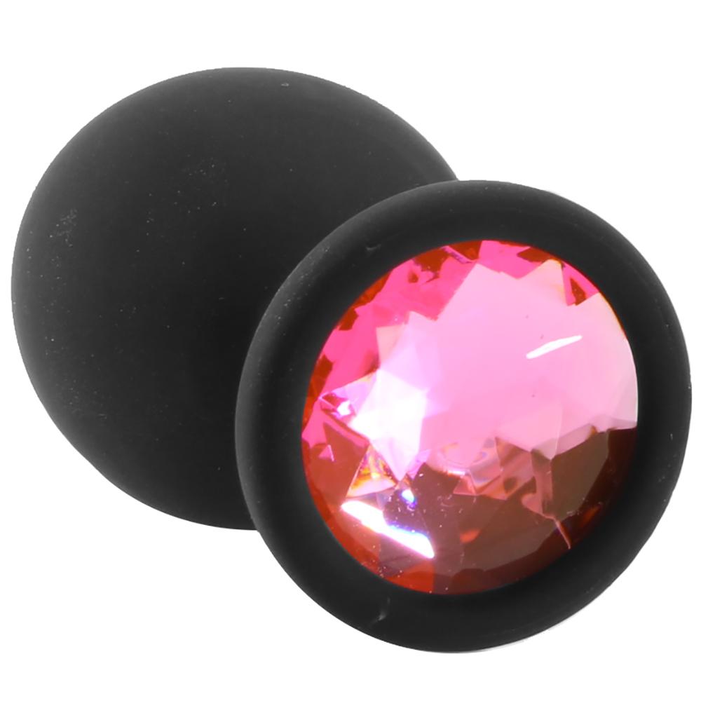 Booty Bling ~ Large Jeweled Wearable Silicone Plug