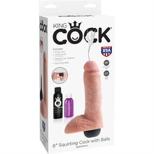 Charger l'image dans la galerie, 8" Squirting Cock with Balls