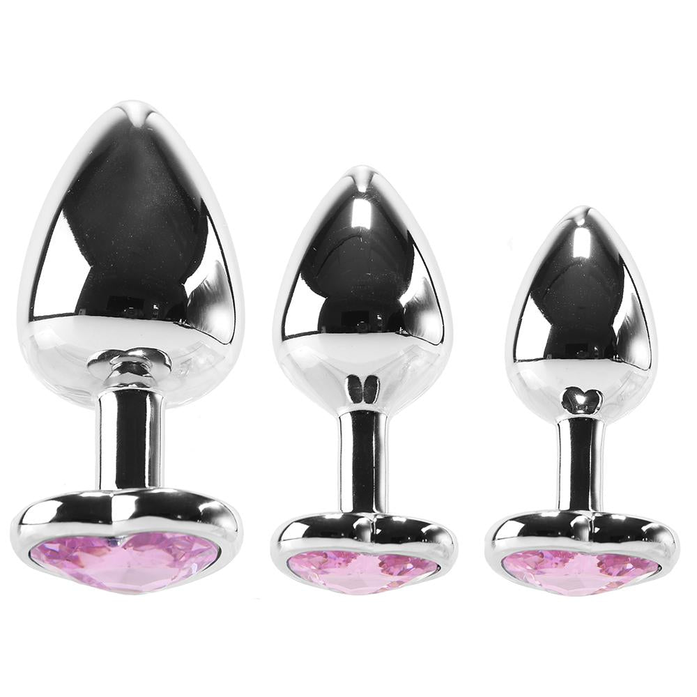 Heart Gem Anal Plug Set