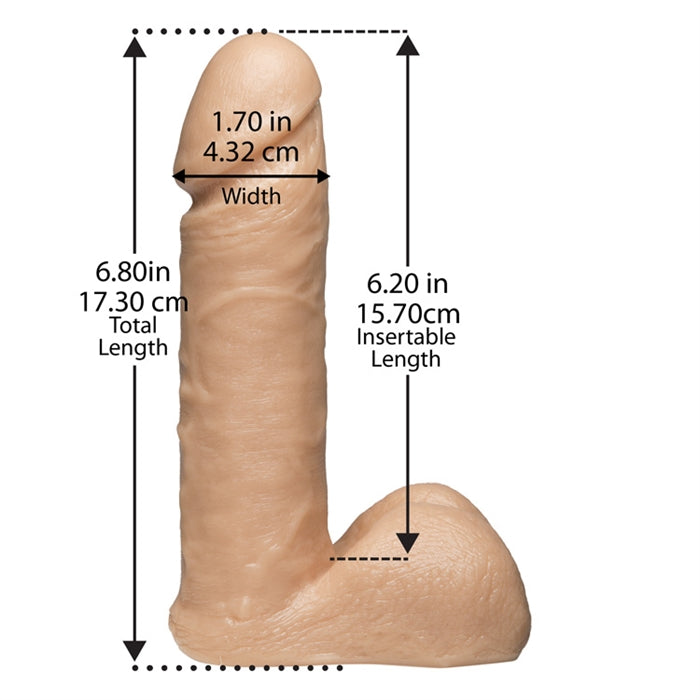 7" Realistic Cock with Ultra Harness