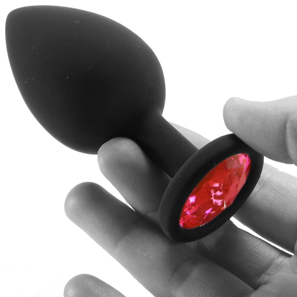Booty Bling ~ Large Jeweled Wearable Silicone Plug