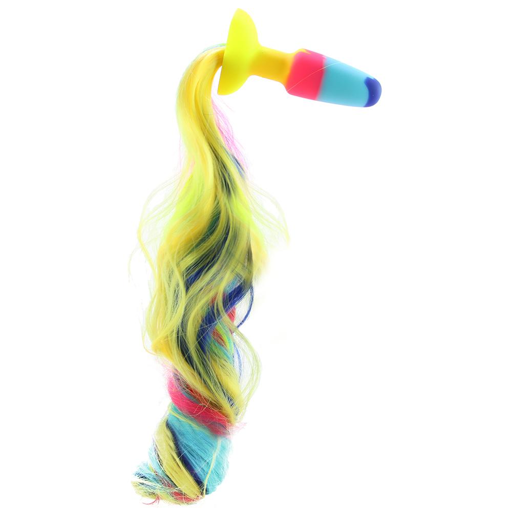 Rainbow Unicorn Tail Anal Plug