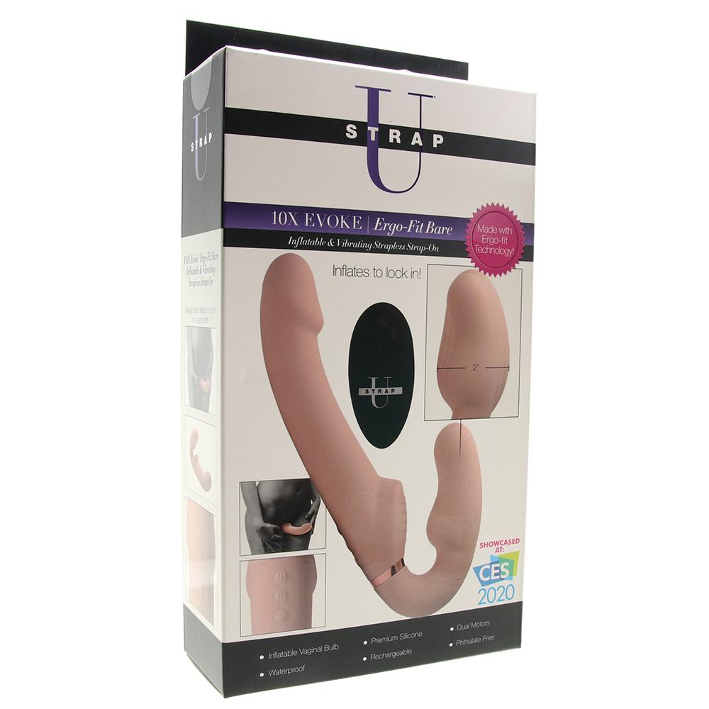 Evoke Vibrating Inflatable Strapless Strap-On