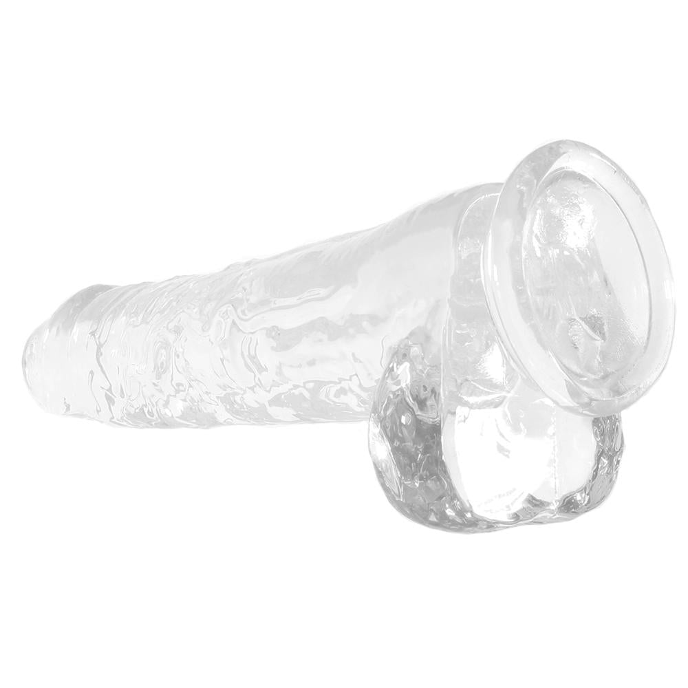 9" Realistic Crystal Clear Dildo