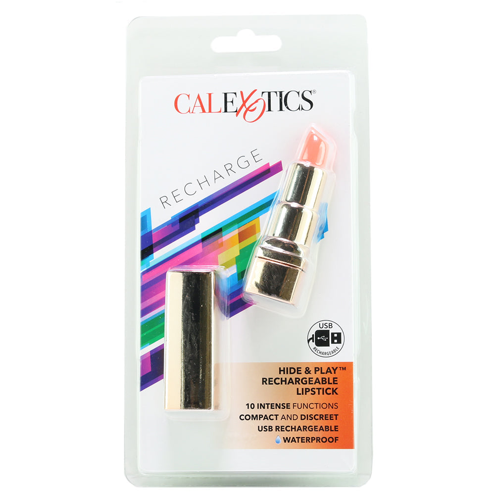 Hide & Play Rechargeable Lipstick (Orange)