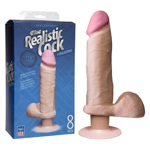 Dual Density UltraSkyn Vibrating 8" Cock