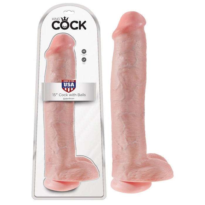 15" Cock with Balls