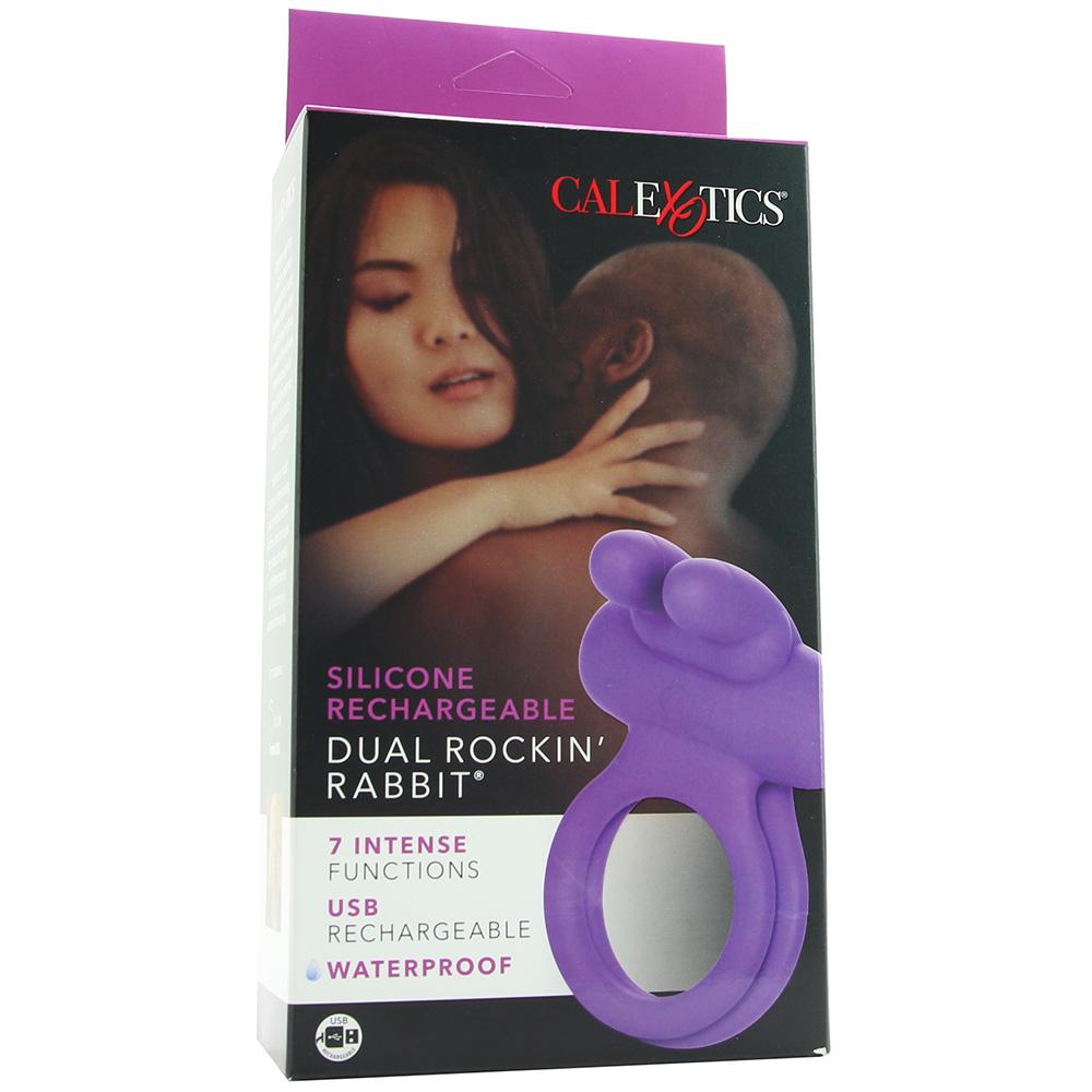 Dual Rockin' Rabbit Vibrating Cock Ring