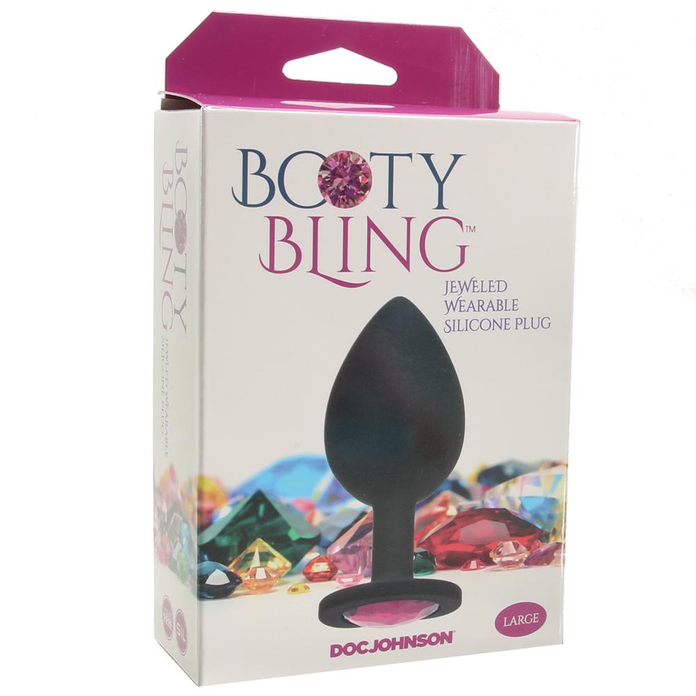 Booty Bling ~ Large Jeweled Wearable Silicone Plug