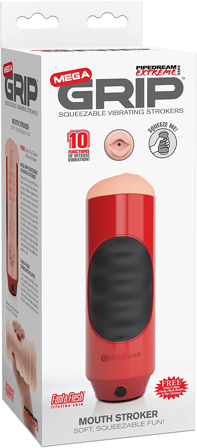 Mega Grip Mouth Stroker