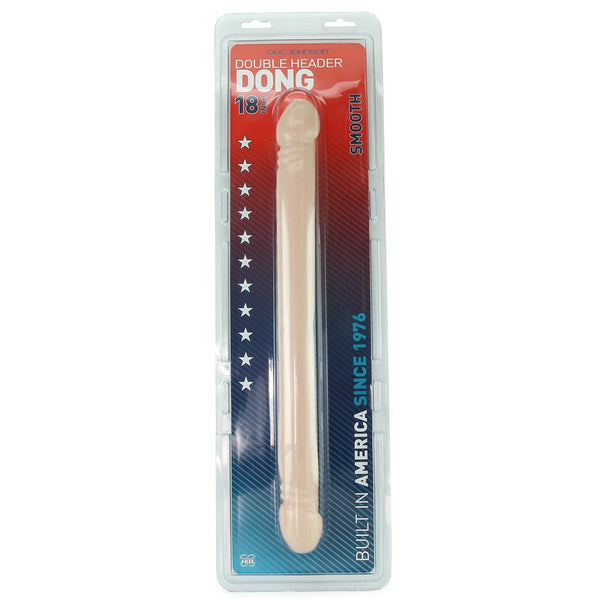 Smooth Double Header 18 Inch Dildo
