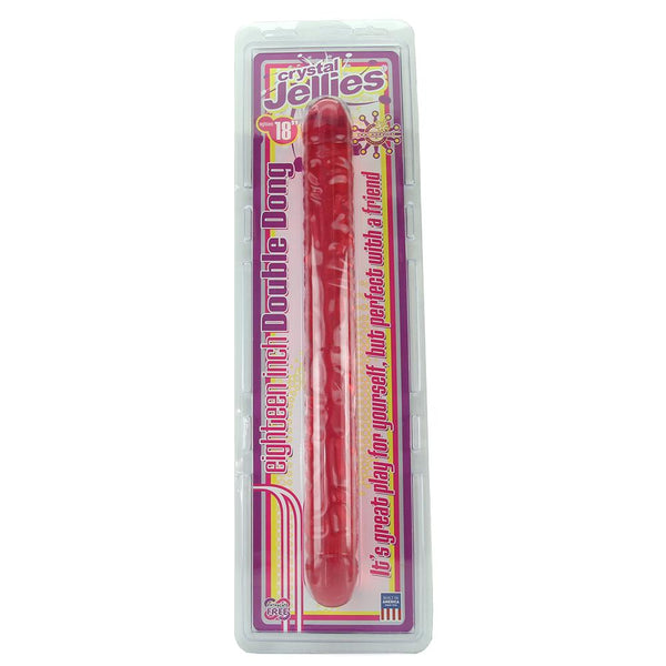 Crystal Jellies 18 Inch Double Dong