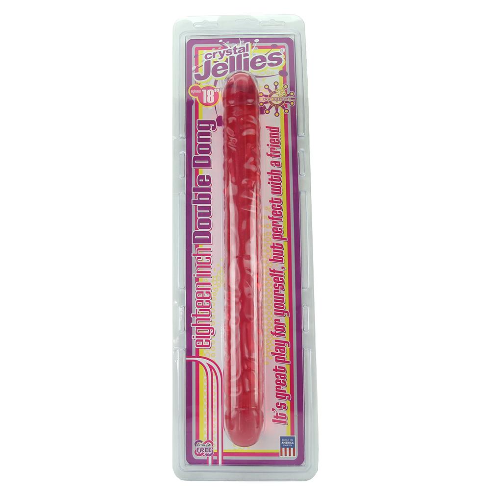 Crystal Jellies 18 Inch Double Dong
