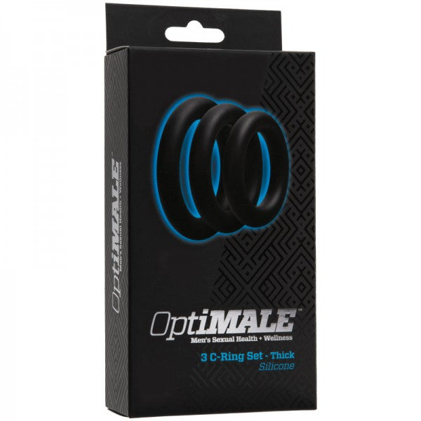 OptiMALE 3 C-RING SET | NOIR - LARGE