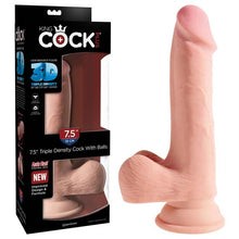 Charger l&#39;image dans la galerie, 7.5&quot; Triple Density Cock with Balls
