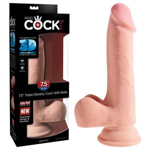 7.5" Triple Density Cock with Balls