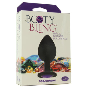 Booty Bling ~ Large Jeweled Wearable Silicone Plug