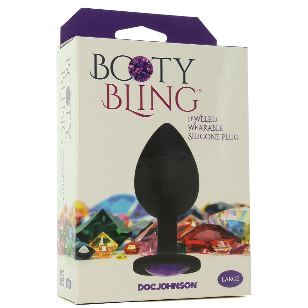 Booty Bling ~ Large Jeweled Wearable Silicone Plug