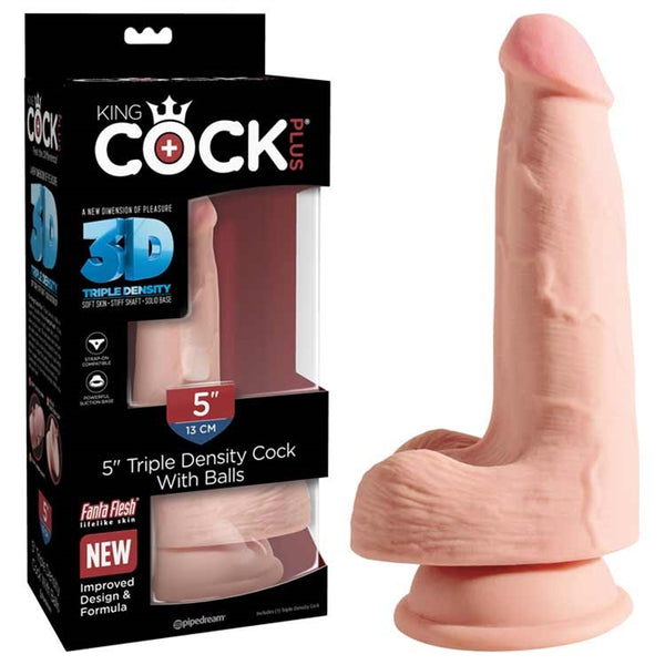 5" Triple Density Cock with Balls