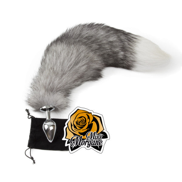 Silver Fox Tail Anal Plug