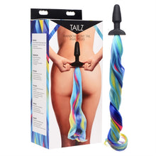 Charger l&#39;image dans la galerie, Rainbow Pony Tail Anal Plug
