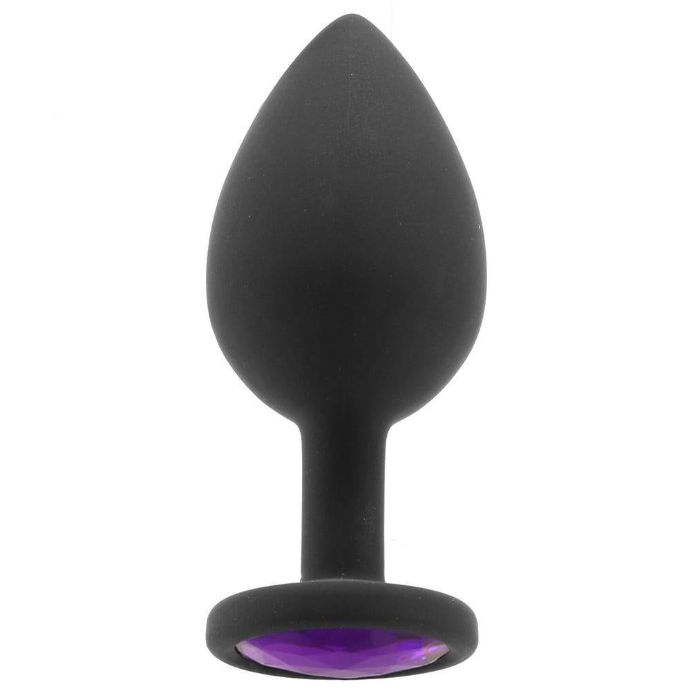 Booty Bling ~ Large Jeweled Wearable Silicone Plug
