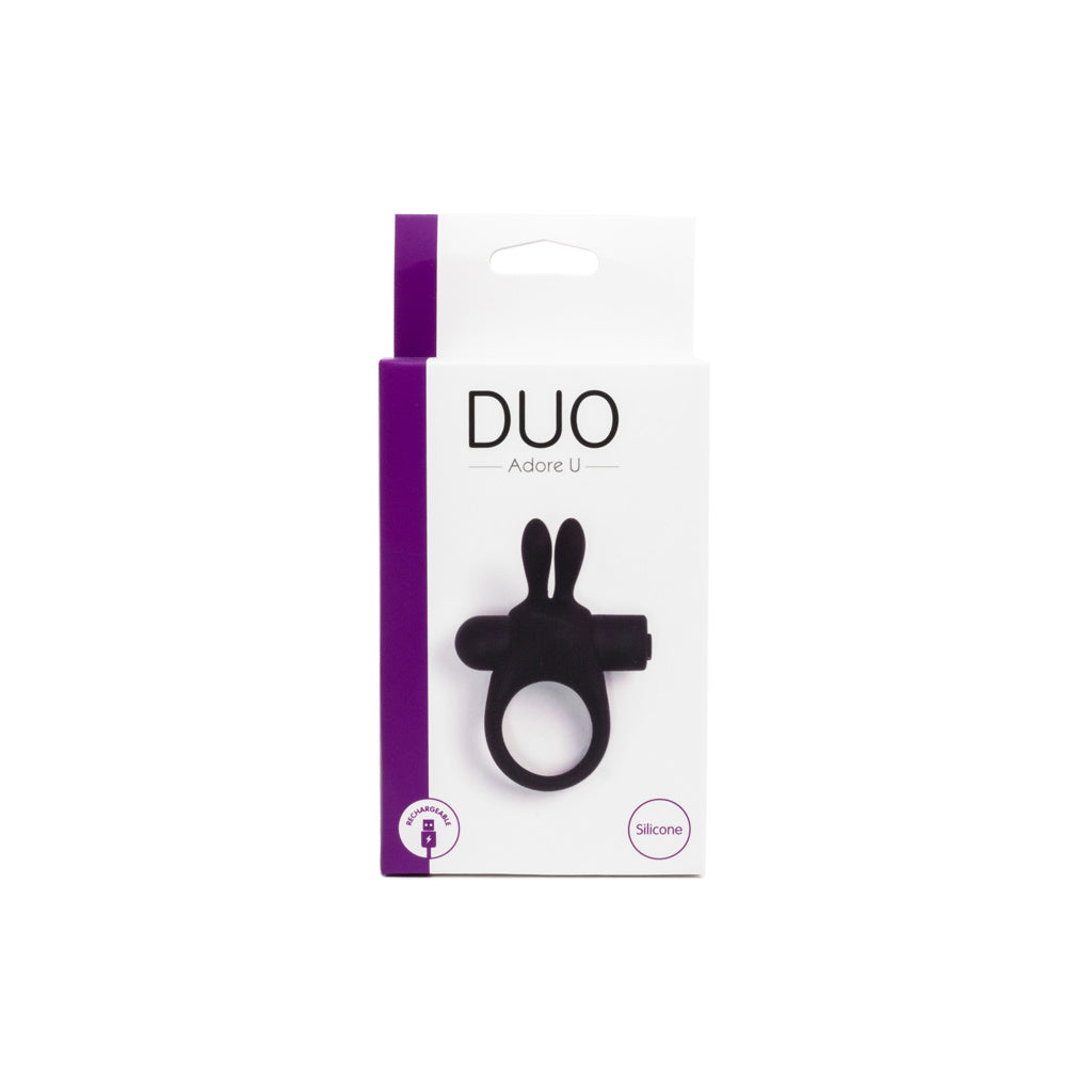 DUO - Anneau vibrant lapin
