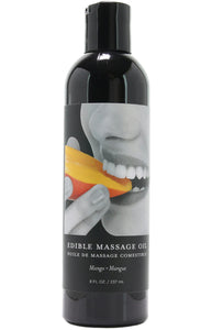 Huile de massage comestible