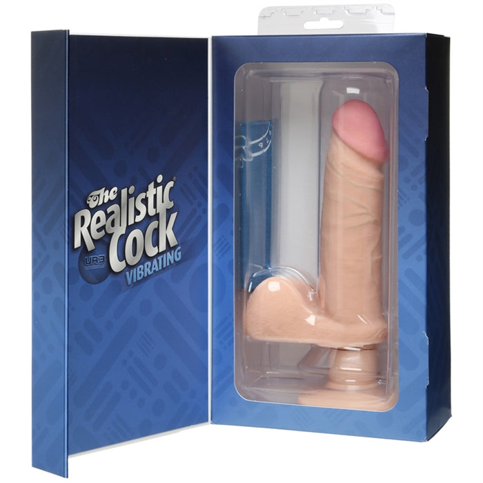 Dual Density UltraSkyn Vibrating 6" Cock