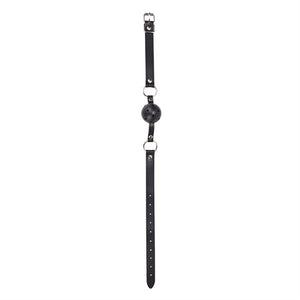 Ball Gag with Leather Straps
