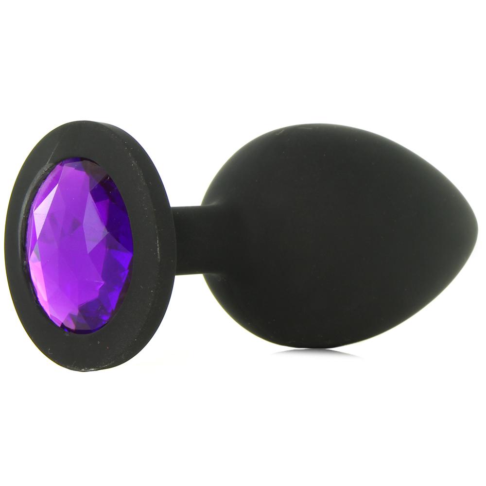 Booty Bling ~ Large Jeweled Wearable Silicone Plug