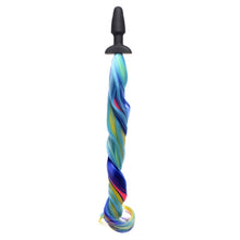 Charger l&#39;image dans la galerie, Rainbow Pony Tail Anal Plug
