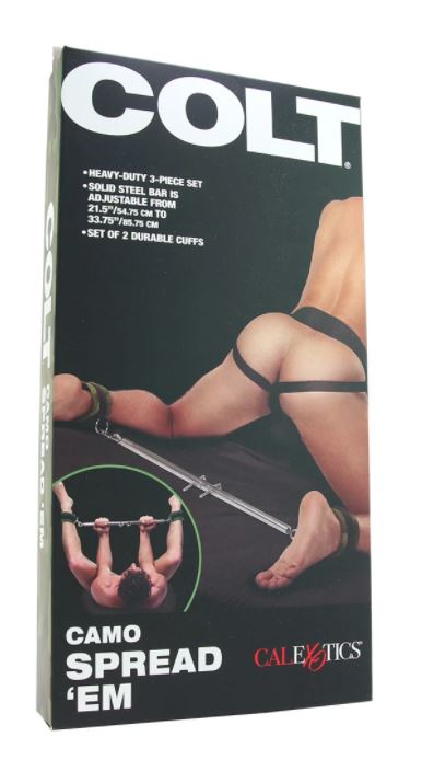 Colt Camo Spread 'Em Spreader Bar with Cuffs