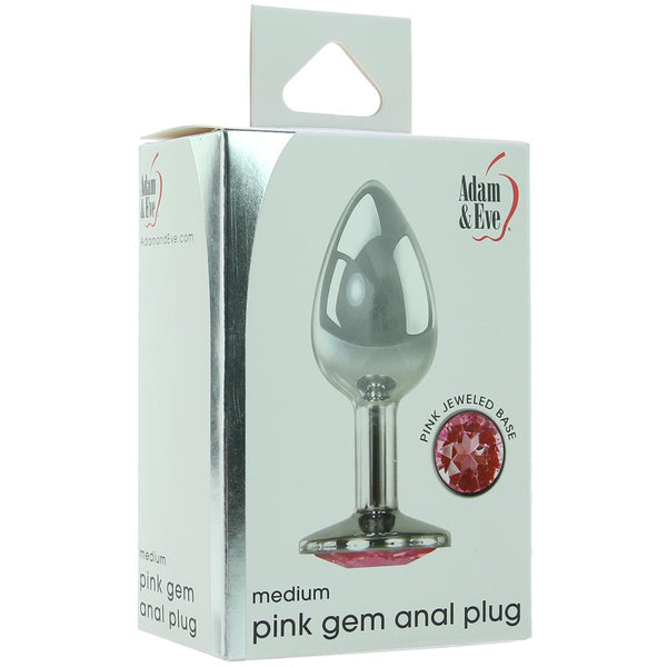 Pink Gem Medium Anal Plug