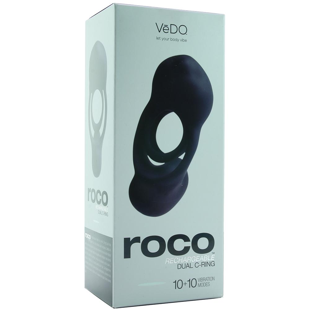 Roco Rechargeable Dual Vibrating C-Ring