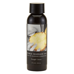 Huile de massage comestible