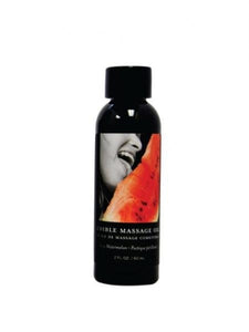 Huile de massage comestible