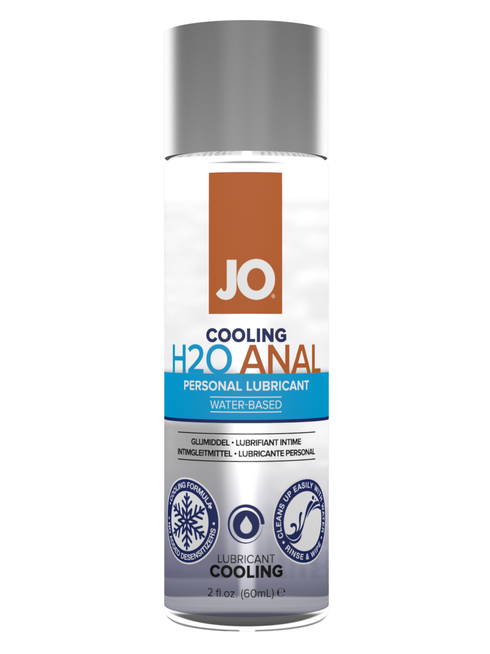 Jo H2O Anal Cooling - Lubrifiant intime à base d'eau