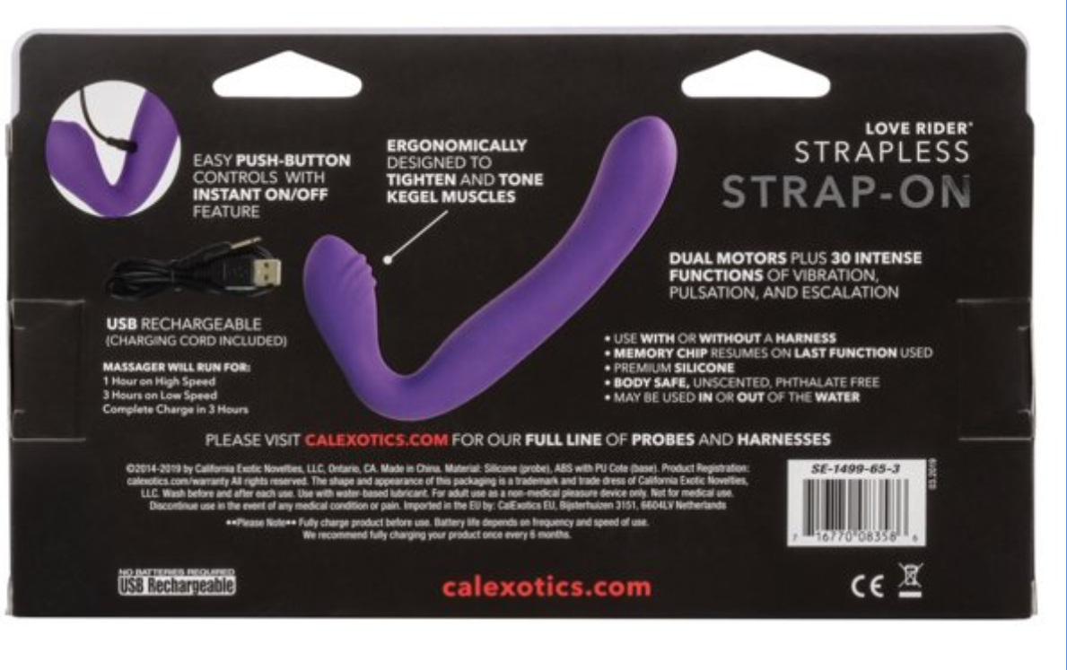 Her Royal Harness ~ Love Rider Strapless Strap-On
